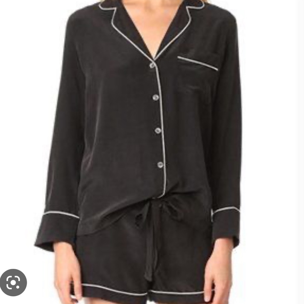 Equipment silk pajama set